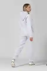 Серый теплый костюм на флисе женский