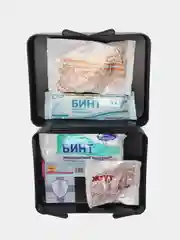 Аптечка первой помощи в дорогу, пласт-вый футляр (РУ №РЗН 2016/3923 от 05.04.2016)