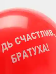 Красный воздушные шары "Оскорбления", 31 см, 1 штука, 10 видов