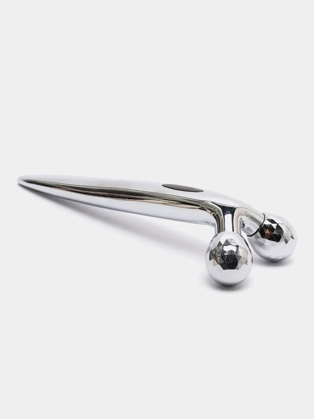 Серебряный лифтинг-массажер для лица и тела 3D Massager, роликовый