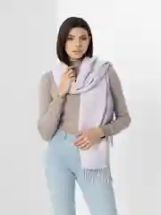 Лавандовый шарф женский