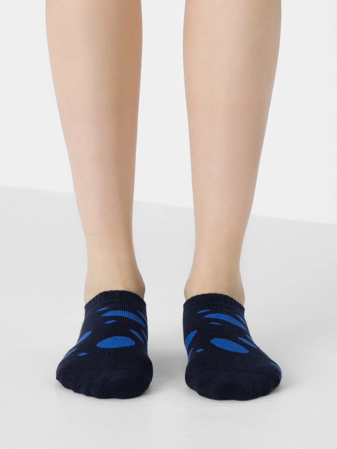 Синий носки короткие теплые женские Danni Termo Short