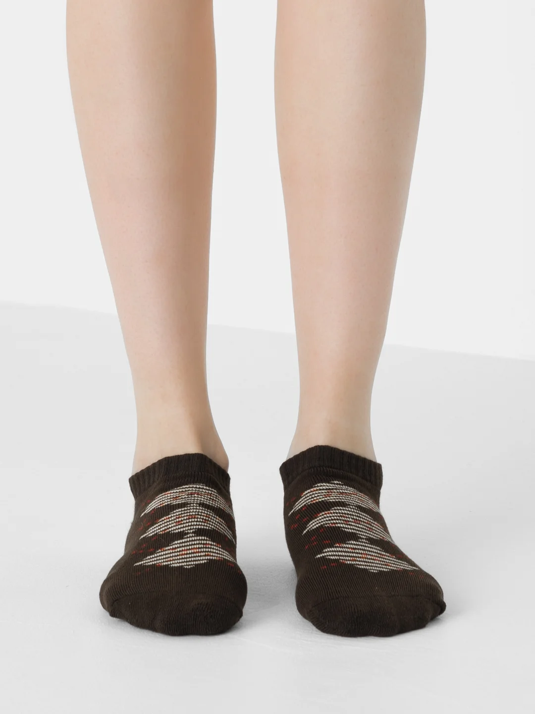 Коричневый носки короткие теплые женские Danni Termo Short