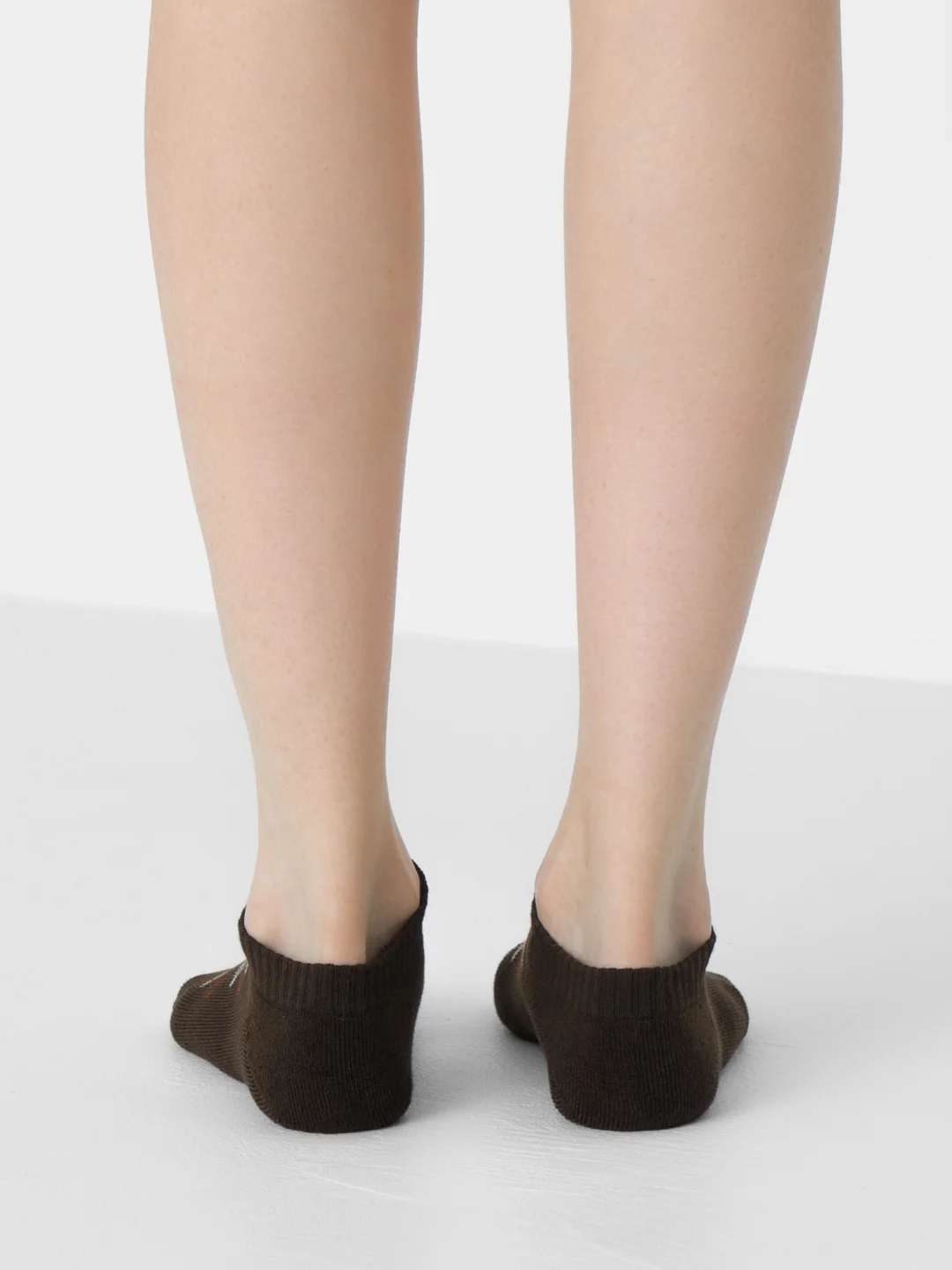 Коричневый носки короткие теплые женские Danni Termo Short