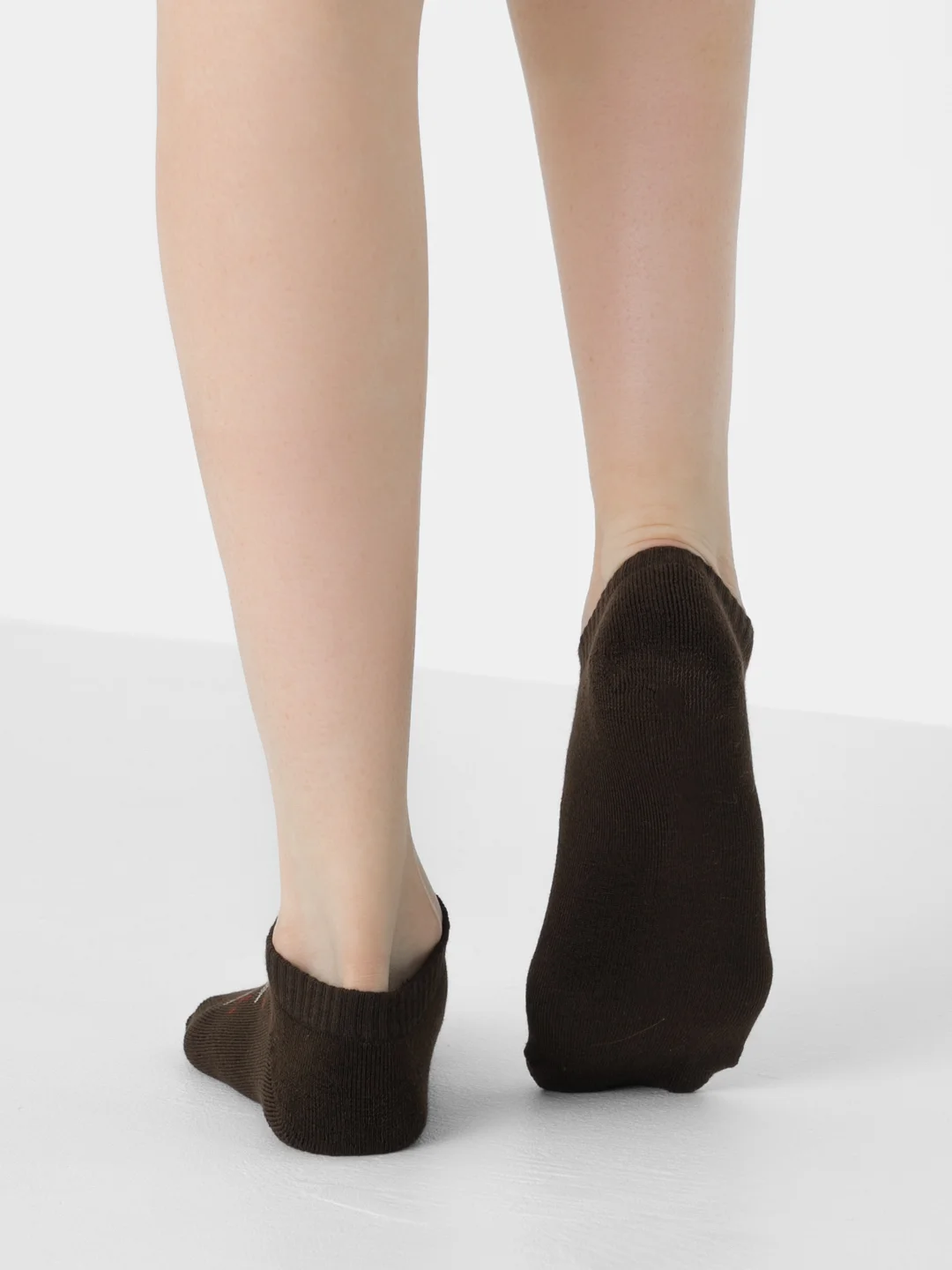 Коричневый носки короткие теплые женские Danni Termo Short