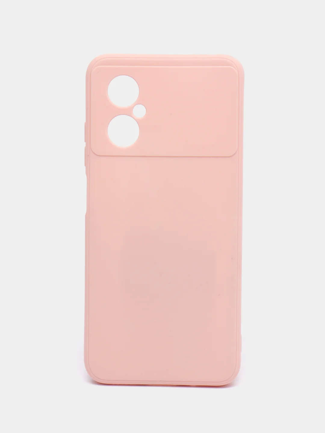 Розовый чехол для Xiaomi Poco M4 5G, силиконовый (Сяоми Поко М4)