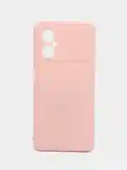 Розовый чехол для Xiaomi Poco M4 5G, силиконовый (Сяоми Поко М4)