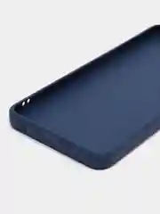 Синий силиконовый чехол для Infinix HOT 11S NFC (Инфиникс Хот 11С НФС), прозрачный