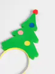 Карнавальный ободок на Новый год  "Ёлочка с игрушками", поролон