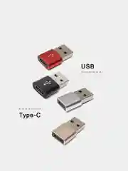 Золотой переходник Type C 3.0 на USB 2.0 адаптер для Huawei Samsung Honor Mi