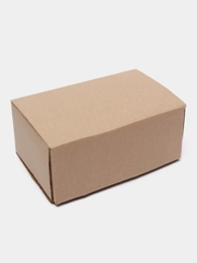 Картонная коробка из крафт-картона, для упаковки подарка, 20 x 12,5 х 8,5 см