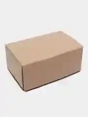 Картонная коробка из крафт-картона, для упаковки подарка, 20 x 12,5 х 8,5 см