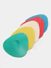 Серый мел портновский восковой, 55*55*6 мм, набор 3 и 5 штук, разноцветный, треугольный