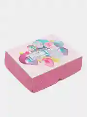 Розовый коробка новогодняя, подарочная, упаковочная, 23 февраля, 8 марта, 10 видов
