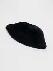 Черный панама женская, меховая