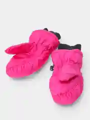 Тёмно-розовый детские варежки
