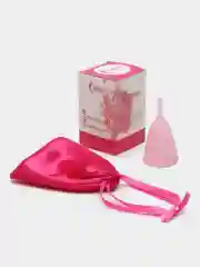 Белый менструальная чаша с мешочком для хранения