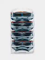 Желтый сменные кассеты - лезвия Fusion 5, пятислойные, для мужской бритвы