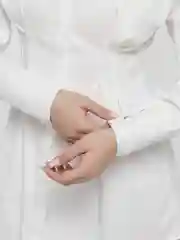 Бежевый меланж платье-рубашка женское