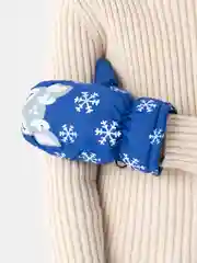 Лазурный варежки детские, непромокаемые перчатки ,краги детские
