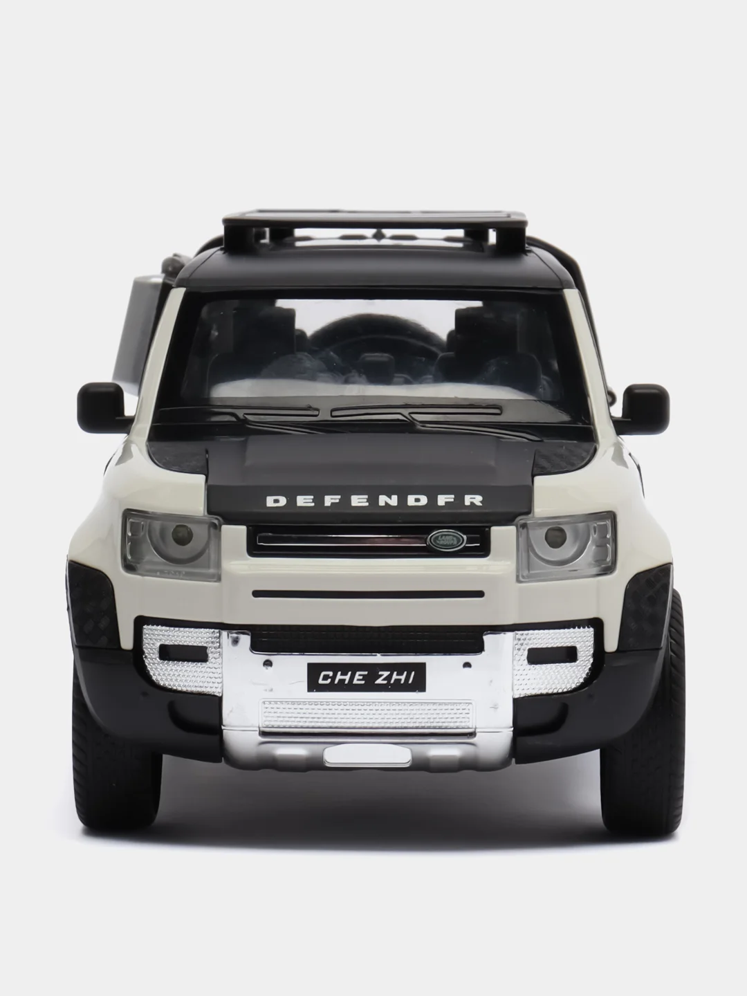 Машина большая свет звук металлическая Land Rover Defender, инерционная с озвучкой, 20 см