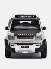 Машина большая свет звук металлическая Land Rover Defender, инерционная с озвучкой, 20 см