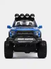 Синий машина металлическая полиция Форд Раптор (Ford Raptor), инерционная, с озвучкой, 21 см