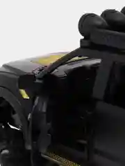 Черный машина металлическая полиция Форд Раптор (Ford Raptor), инерционная, с озвучкой, 21 см