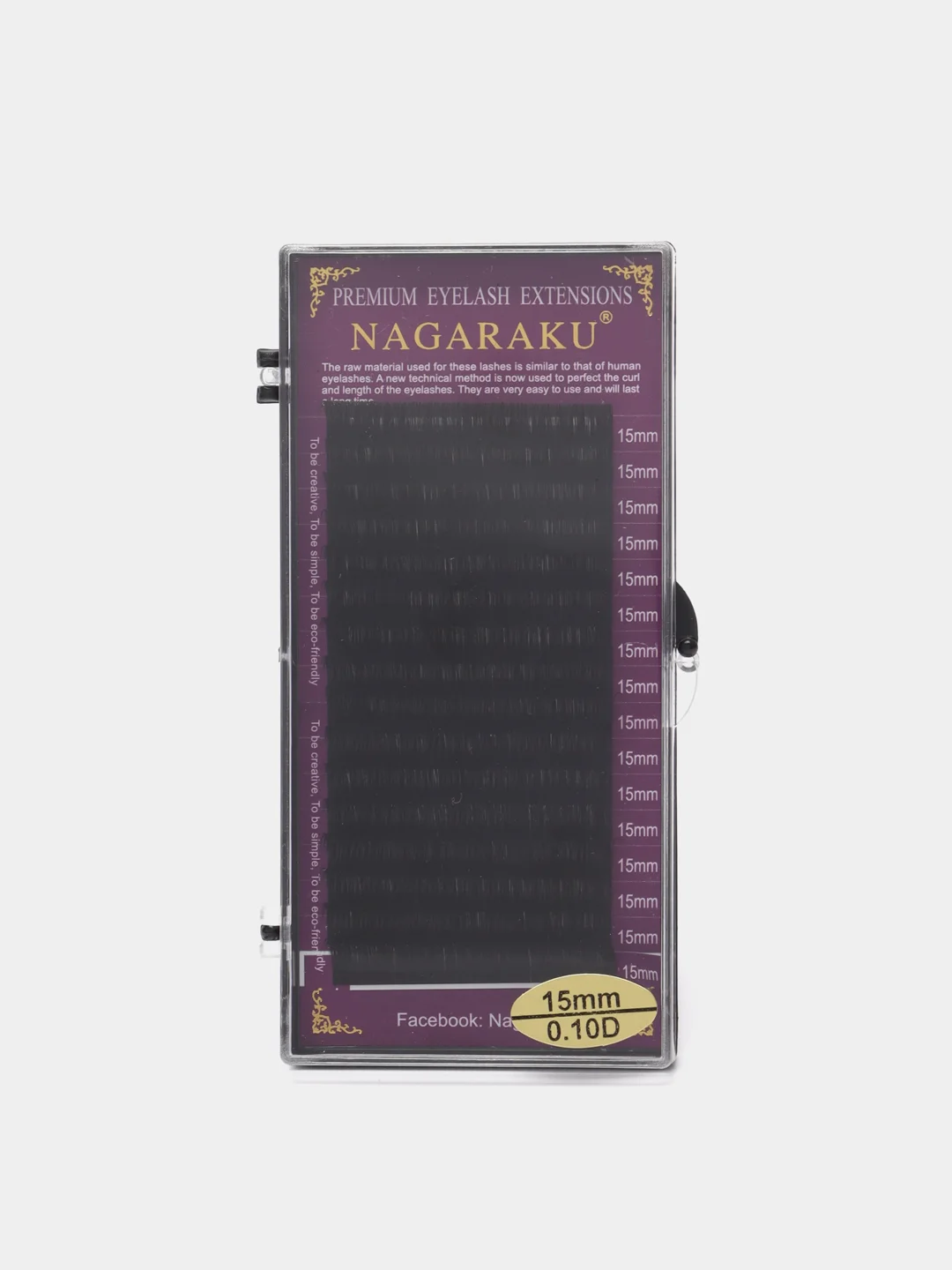Ресницы для наращивания Nagaraku, 16 штук в палетке