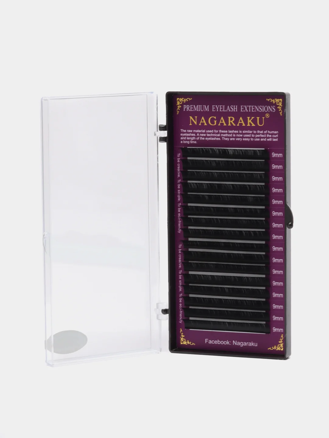 Ресницы для наращивания Nagaraku, 16 штук в палетке