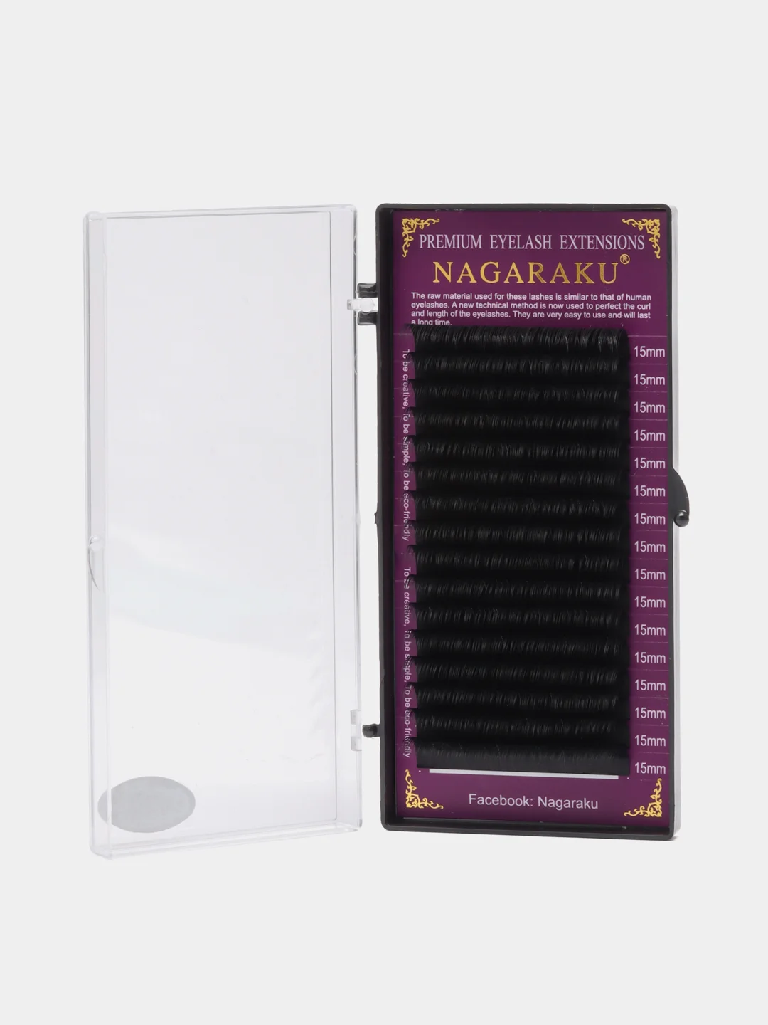 Ресницы для наращивания Nagaraku, 16 штук в палетке