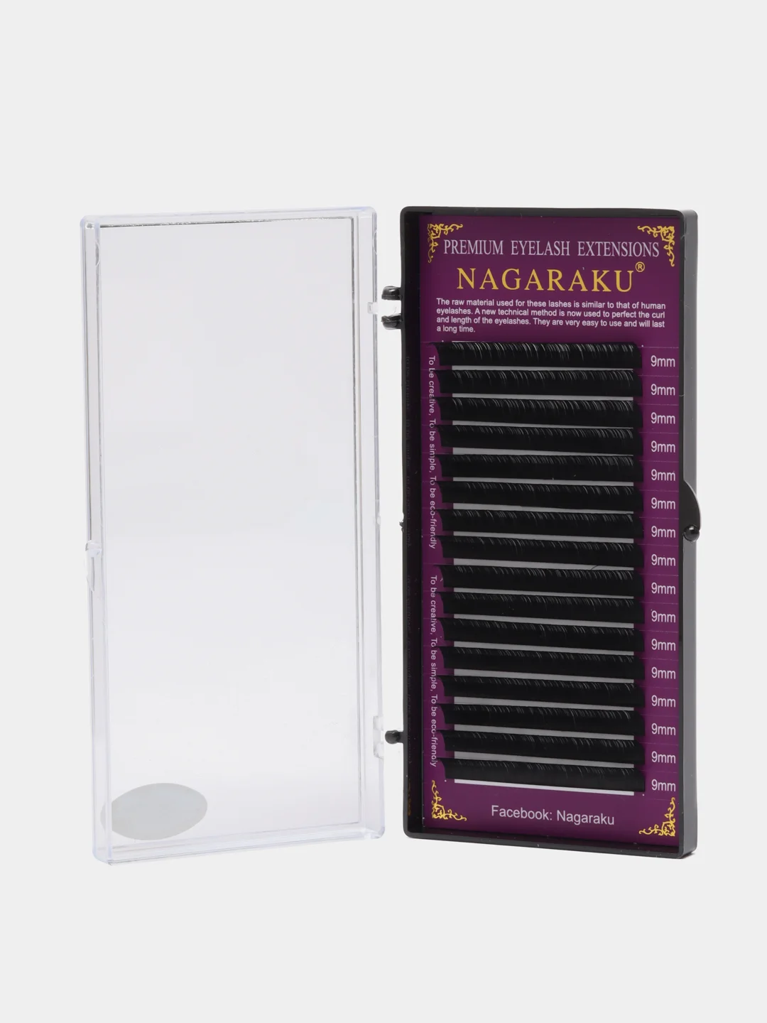 Ресницы для наращивания Nagaraku, 16 штук в палетке