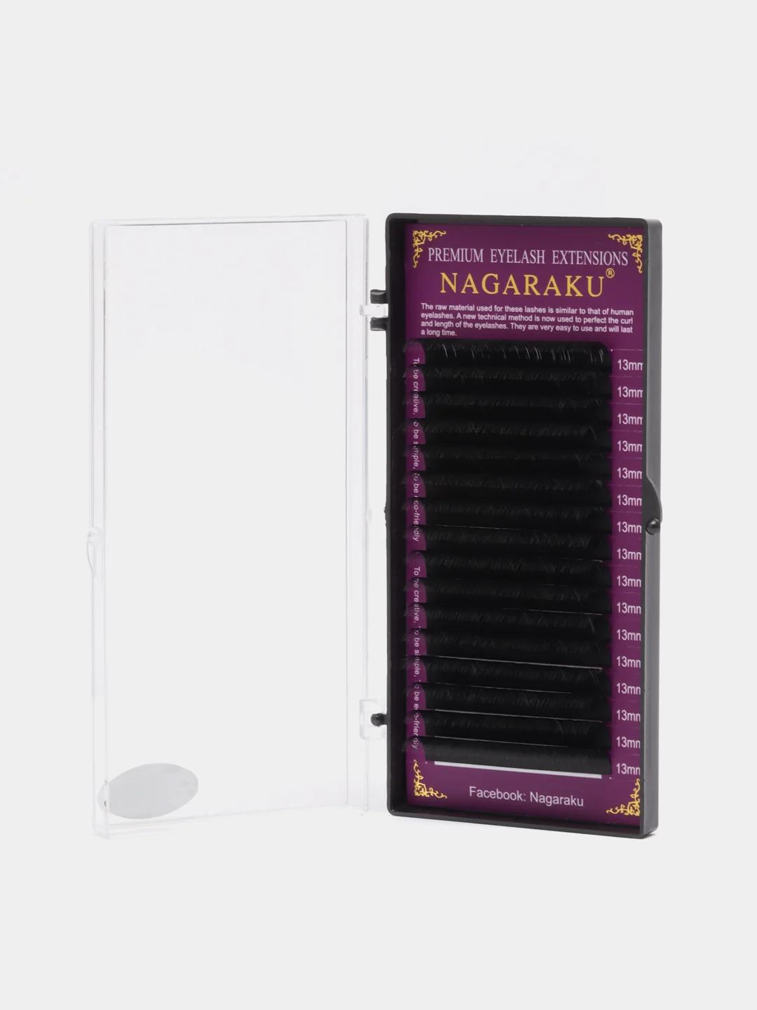 Ресницы для наращивания Nagaraku, 16 штук в палетке