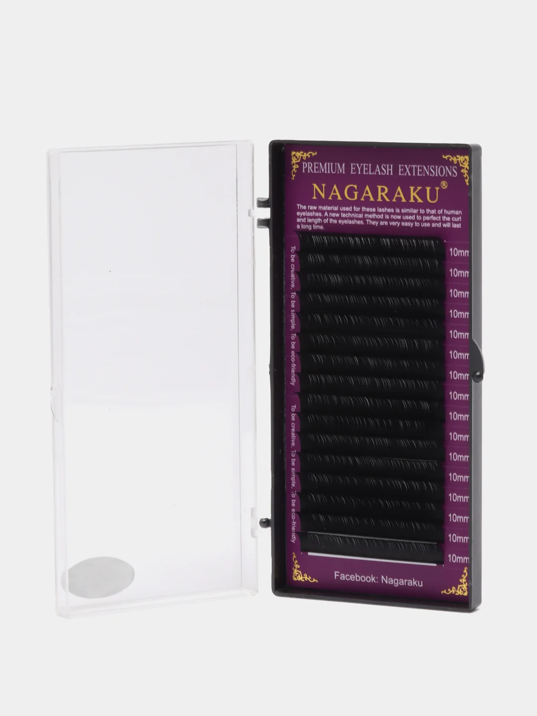 Ресницы для наращивания Nagaraku, 16 штук в палетке
