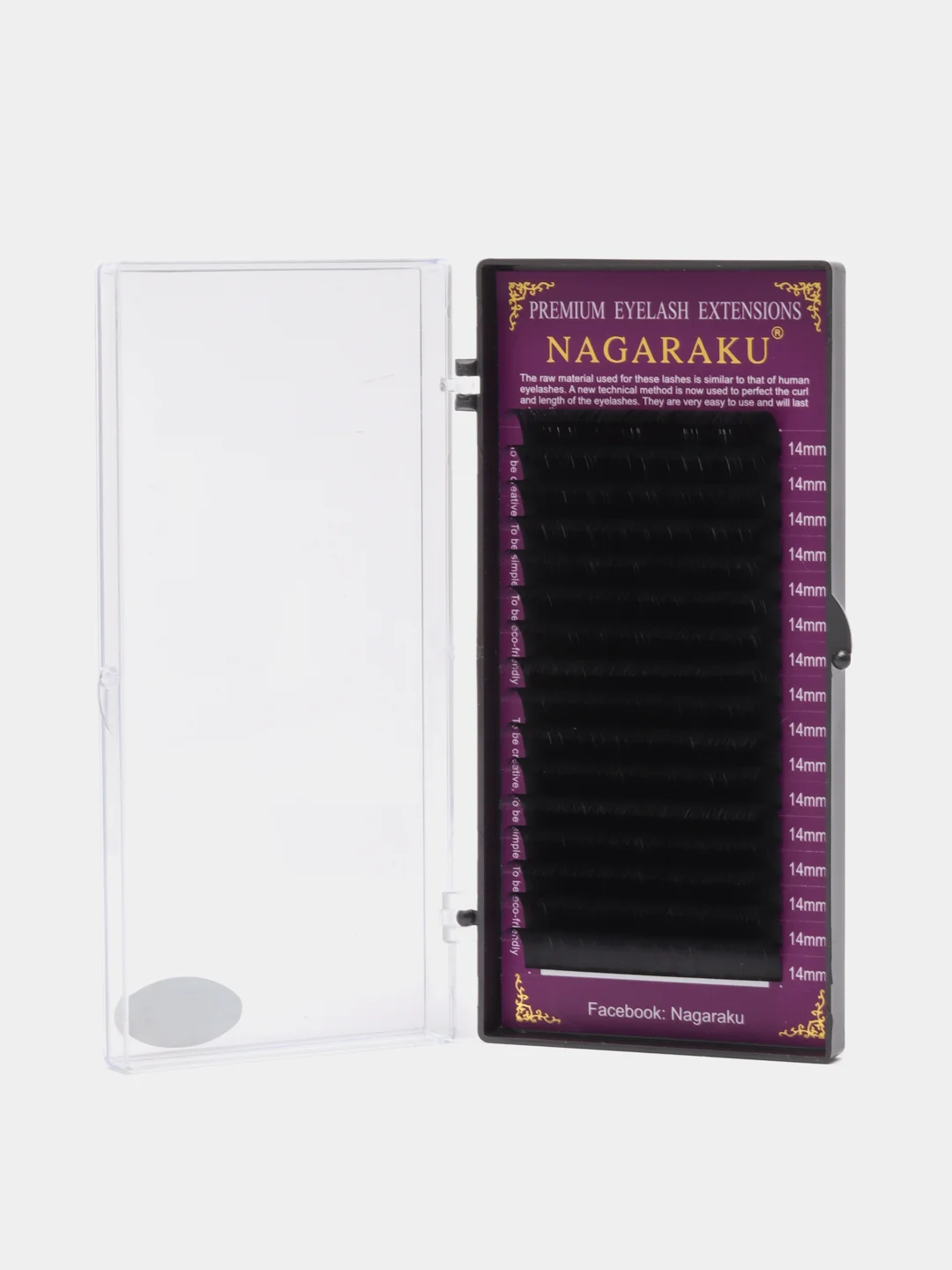 Ресницы для наращивания Nagaraku, 16 штук в палетке