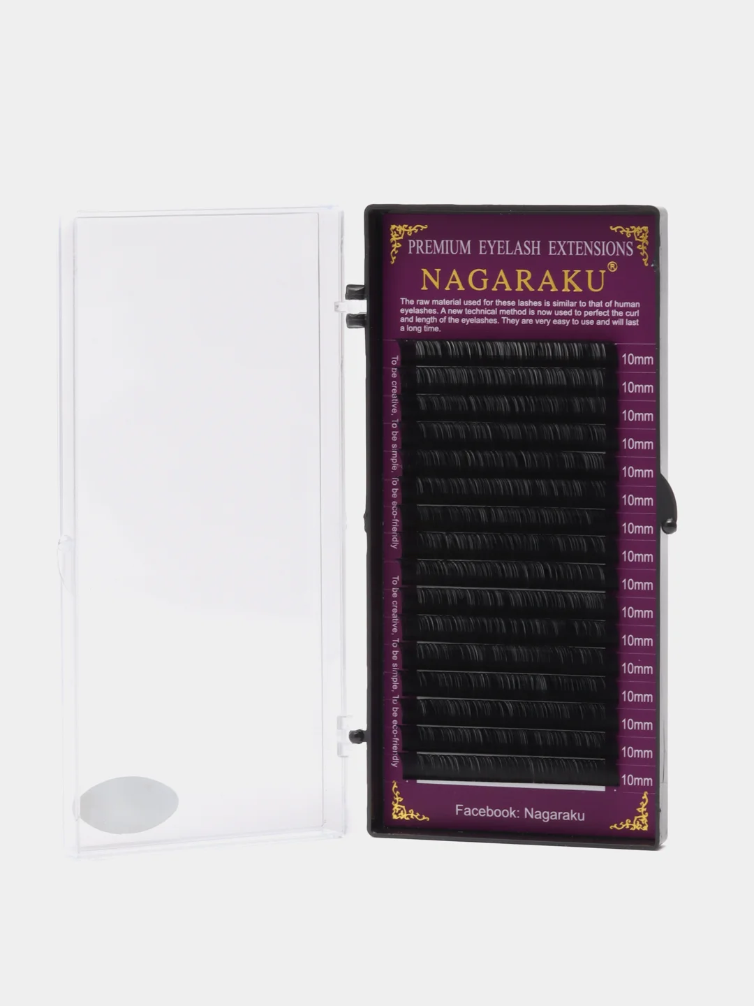 Ресницы для наращивания Nagaraku, 16 штук в палетке