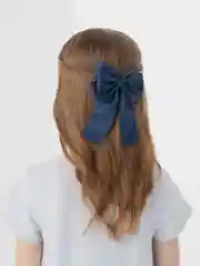 Белый бант для девочек, на заколке, 1 штука
