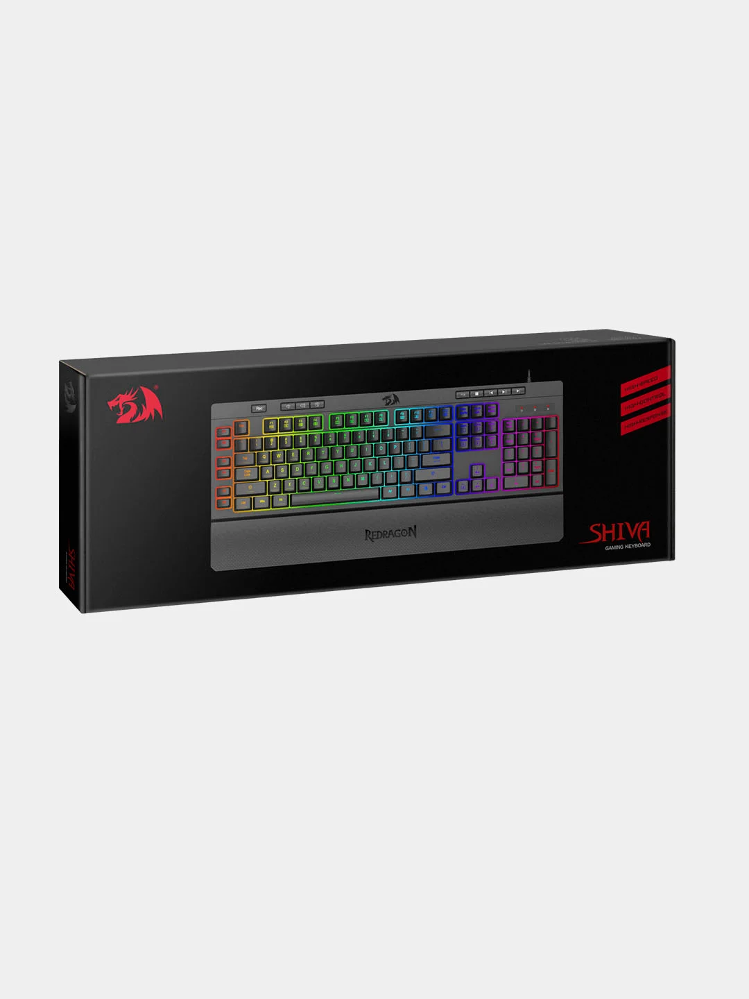 Игровая клавиатура для компьютера мембранная Redragon Shiva, подсветка RGB