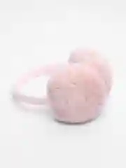 Коричневый меховые наушники