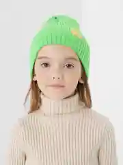 Зеленый шапка детская, на флисе