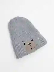 Серый шапка детская, на флисе