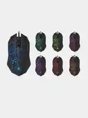 Черный игровая мышь Defender Event MB-754 7 цветов, 3 кнопки, 1000 dpi, черный