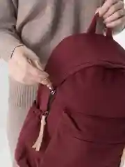 Бордовый рюкзак городской, унисекс, женский, универсальный, школьный