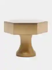 Мебельная ручка шестигранная латунная, 25x25 мм, 30x25 мм