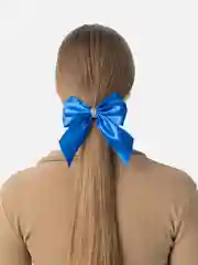 Синий бант для волос