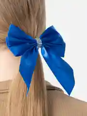 Синий бант для волос