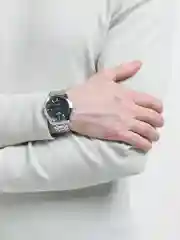 Серебряный часы мужские