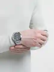 Серебряный часы мужские