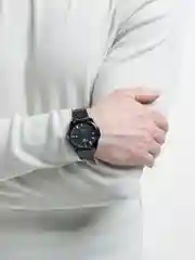 Черный часы мужские