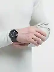 Черный часы мужские
